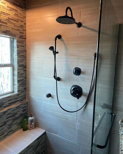 Rain Head Shower Setup